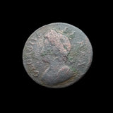 #q403# British 1 Farthing coin of George II from 1737 AD