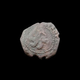 #p729# Spanish Medieval 4 maravedis coin of Philip III from 1602-1620 AD