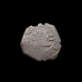 #p729# Spanish Medieval 4 maravedis coin of Philip III from 1602-1620 AD