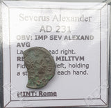 #k908# Roman silver fouree denarius coin of Severus Alexander from 231 AD