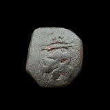 #q393# Spanish Medieval 2 maravedis coin of Charles II from 1680-1701 AD