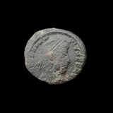 #q061# Roman Bronze coin issued by Constantius II from 351-355 AD