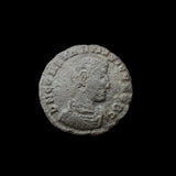 #q062# Roman bronze coin issued by Constantius Gallus from 351-354 AD