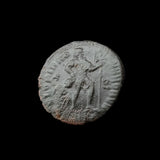 #q060# Roman Bronze coin issued by Valens from 364-375 AD
