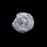 #k598# Roman silver denarius coin of Julia Domna from 195 AD