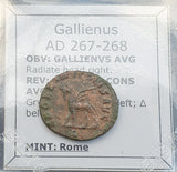 #k048# Roman Antoninianus coin of Gallienus from 267-268 AD