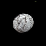 #M817# Roman silver denarius coin of Faustina I from 148-161 AD