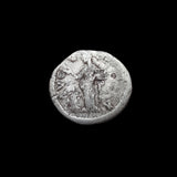 #M817# Roman silver denarius coin of Faustina I from 148-161 AD