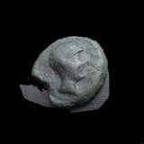 #p661# Anonymous Iberian Greek City Issue Bronze Coin of Castulo from 175-125 BC