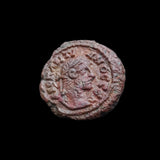 #p251# Roman Ae Tetradrachm coin of Diocletian from 291-292 AD (Alexandria)