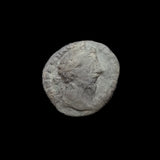#M981# Roman limes denarius coin of Marcus Aurelius from 173-174 AD