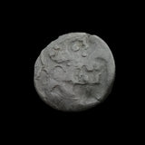#o021# Spanish Countermarked 4 maravedis coin of Philip IV, 1658 AD