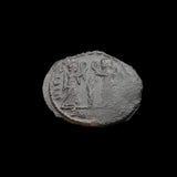 #q399# Roman Bronze coin issued by Constans from 347-348 AD