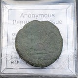 #N979# Anonymous Roman Republican Æ AS coin from 157-156 BC