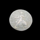 #q410# British ½ Penny coin of George II from 1738 AD