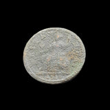 #q405# British ½ Penny coin of George II from 1718 AD