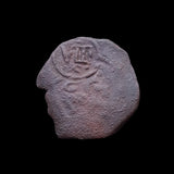 #q498# Spanish Countermarked 8 maravedis coin of Philip IV, 1641 AD