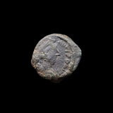 #e305# Byzantine Quarter Follis coin of Justinian I from 527-565 AD