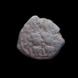 #g618# Byzantine Follis coin of Justin II from 565-578 AD