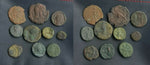 Lot of 10 Low quality identified Ancient coins from 400 BC - 1300 AD