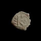 #g618# Byzantine Follis coin of Justin II from 565-578 AD