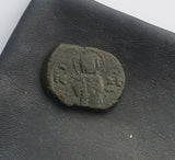 Three Byzantine coins of Constantine V (m620), Michael vii (G570), and nikephoros(i454)