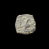 #h242# Byzantine Follis coin of Constans II from 641-668 AD (Constantinople)