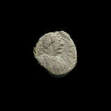 #h908# Byzantine pentanummium coin of Justin I from 518-525 AD (Christogram)
