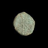 #i235# Spanish Medieval blanca coin of Philip II from 1566-1585 AD