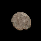 #j340# Roman Bronze coin issued by Constantine II from 337-340 AD
