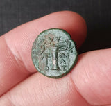 #e853# Anonymous Greek City Issue Bronze Coin of Kyme 165-75 BC