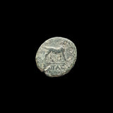 #i098# Anonymous Greek City Issue Bronze Coin of Aigai from 300-200 BC