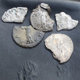 #Lot47A# Ex-dealers lot of 5 Ancient silver Roman coins from 166-253 AD
