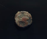#e043# Greek Seleucid 'bottle cap' coin from King Antiochus IV between 175-164 BC