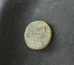 #j838# Anonymous copper Umayyad Fals coin from Spain 711-750 AD (Album 145)