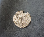 #d648# Hungarian silver denar coin of Ferdinand I from 1553 AD