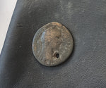 #L128# Roman limes denarius coin of Antoninus Pius from 153-154 AD