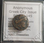 #d663# Anonymous Greek City Issue Thessalian Bronze Coin from 196-145 BC