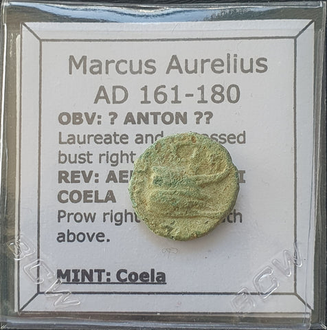 #k926# Roman provincial bronze coin of Marcus Aurelius from 161-180 AD (Coela)