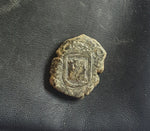 #k935# Spanish Medieval 2 maravedis coin of Charles II from 1699 AD