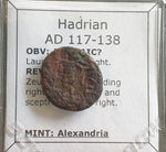 #e328# Roman provincial coin of Hadrian from Alexandria, 117-138 AD