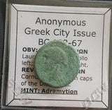 #L146# Anonymous Greek City Issue Coin from Adramytion, 133-67 BC