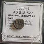 #L270# Byzantine 12 Nummi  coin of Justin I from 518-527 AD