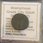 #j522# Anonymous bronze Greek city issue coin from Messembria 200-175 BC