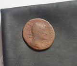 #L169# Roman Bronze Ae As coin of  Hadrian from 134-138 AD