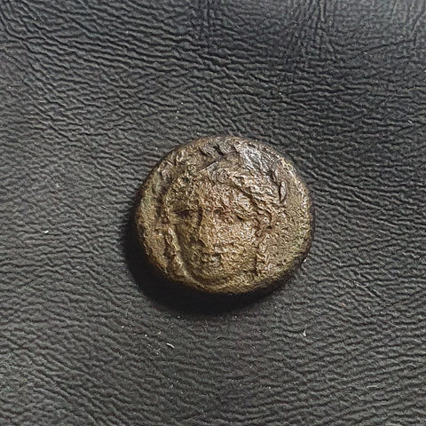 #L234# Anonymous Greek city issue ae10 coin from Gyrneion 400-300 BC