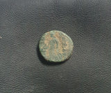 #e434# Greek bronze ae11 coin from Seleucid King Antiochus III, 222-187 BC