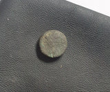 #i035# Small Roman Bronze Ae4 coin issued by Leo I from 457-475 AD