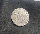 #L390# Austrian silver 3 Kreuzer coin of Franz II from 1815 AD