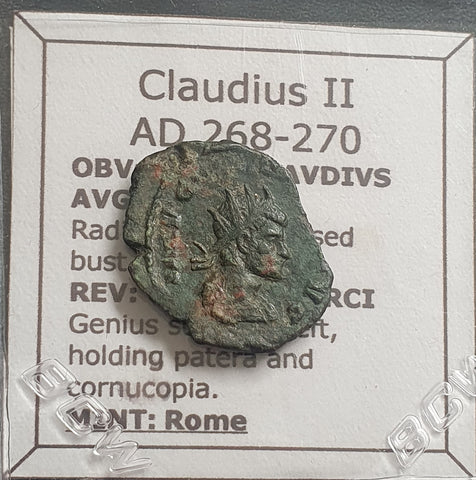 #k256# Roman Antoninianus coin of Claudius II from 268-270 AD